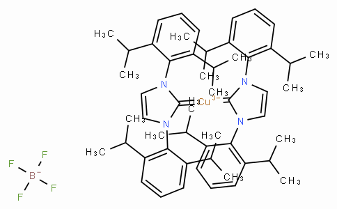 Bis(1,3-bis(2,6-diisopropylphenyl)imidazol-2-ylidene)copper(I) tetrafluoroborate