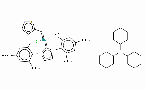 Tricyclohexylphosphine[1,3-bis(2,4,6-trimethylphenyl)imidazol-2-ylidene][2-thienylmethylene]ruthenium(II) dichloride