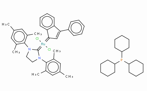 SC10235 | 536724-67-1 | Tricyclohexylphosphine[3-phenyl-1H-inden-1-ylidene][1,3-bis(2,4,6-trimethylphenyl)-4,5-dihydroimidazol-2-ylidene]ruthenium(II)