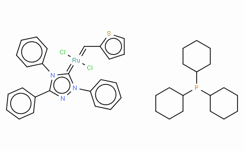 SC10237 | 1190427-51-0 | Tricyclohexylphosphine[2,4-dihydro-2,4,5-triphenyl-3H-1,2,4-triazol-3-ylidene][2-thienylmethylene]ruthenium(II) dichloride