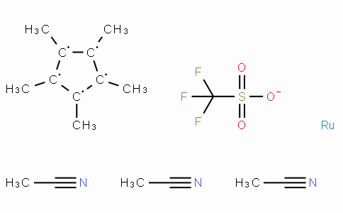 Tris(acetonitrile)pentamethylcyclopentadienylruthenium(II) trifluoromethanesulfonate