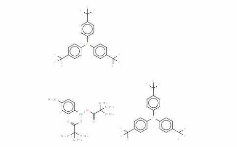 Bis(2,2-dimethylpropanoato)(4-methylphenyl)bis[tris[4-(trifluoromethyl)phenyl]phosphine]rhodium