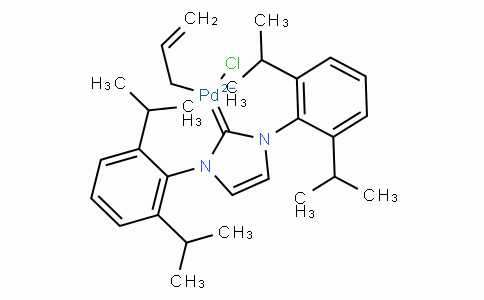 SC10492 | 478980-03-9 | Allylchloro[1,3-bis(2,6-di-i-propylphenyl)imidazol-2-ylidene]palladium(II)
