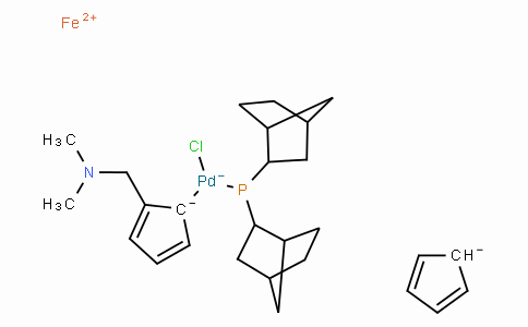 SC10551 | 614753-51-4 | Chloro(di-2-norbornylphosphino)(2-dimethylaminomethylferrocen-1-yl)palladium(II)