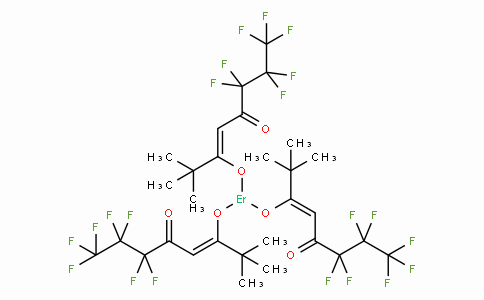 Tris(6,6,7,7,8,8,8-heptafluoro-2,2-dimethyl-3,5-octanedionate)erbium(III), Er(FOD)3