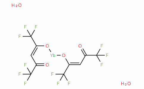 Ytterbium(III) hexafluoroacetylacetonate dihydrate,  Yb(CF3COCHCOCF3)3·2H2O