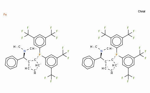 SC11404 | 494227-36-0 | (S,S)-(-)-2,2'-Bis[(R)-(N,N-dimethylamino)(phenyl)methyl]-1,1'-bis[di(3,5-trifluoromethylphenyl)phosphino]ferrocene