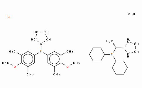 (R)-(-)-1-{(S)-2-[Bis(3,5-dimethyl-4-methoxyphenyl)phosphino]ferrocenyl}ethyldicyclohexylphosphine