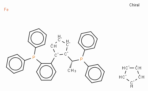 SC11466 | 388079-58-1 | (R)-(+)-1-[(R)-2-(2'-Diphenylphosphinophenyl)ferrocenyl]ethyldiphenylphosphine
