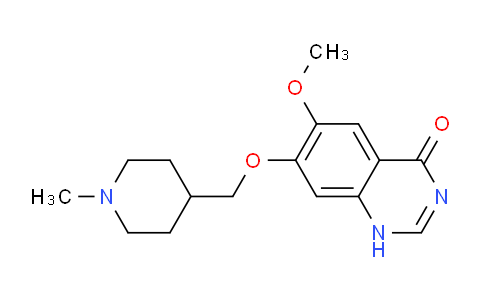 SC119773 | 264208-69-7 | 4(1H)-Quinazolinone, 6-methoxy-7-[(1-methyl-4-piperidinyl)methoxy]-