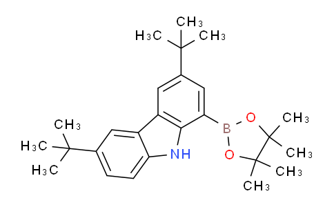 3,6-Bis(1,1-dimethylethyl)-1-(4,4,5,5-tetramethyl-1,3,2-dioxaborolan-2-YL)-9H-carbazole