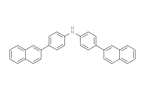 4-(2-Naphthalenyl)-N-[4-(2-naphthalenyl)phenyl]benzenamine