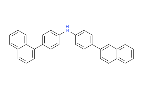 4-(1-Naphthalenyl)-N-[4-(2-naphthalenyl)phenyl]benzenamine
