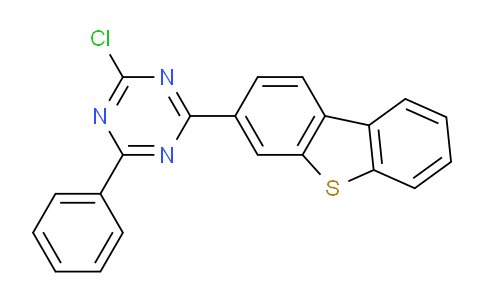 2-Chloro-4-(dibenzo[B,d]thiophen-3-YL)-6-phenyl-1,3,5-triazine