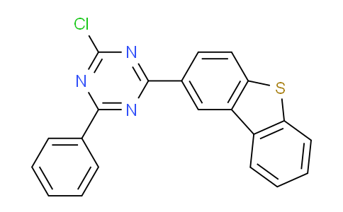 2-Chloro-4-(dibenzo[B,d]thiophen-2-YL)-6-phenyl-1,3,5-triazine