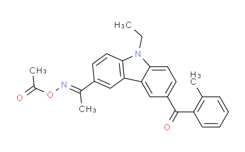 1-[9-Ethyl-6-(2-methylbenzoyl)-9H-carbazol-3-YL]ethanone 1-(O-acetyloxime)