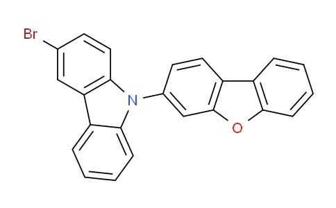 3-Bromo-9-(dibenzo[B,d]furan-3-YL)-9H-carbazole