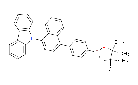 SC124746 | 2376616-77-0 | 9-(4-(4-(4,4,5,5-Tetramethyl-1,3,2-dioxaborolan-2-YL)phenyl)naphthalen-1-YL)-9H-carbazole