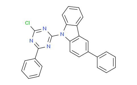 9-(4-Chloro-6-phenyl-1,3,5-triazin-2-YL)-3-phenyl-9H-carbazole