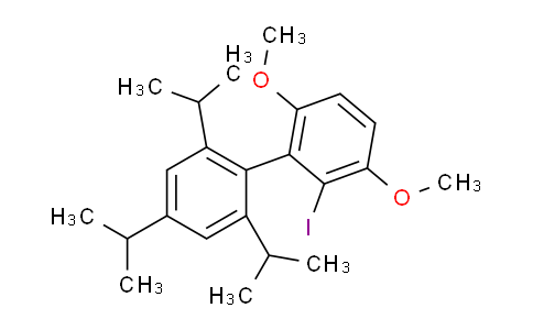 2-Iodo-3,6-dimethoxy-2',4',6'-tri-I-propyl-L,1-biphenyl