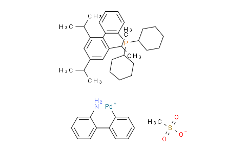 Methanesulfonato(2-dicyclohexylphosphino-2',4',6'-tri-I-propyl-1,1'-biphenyl)(2'-amino-1,1'-biphenyl-2-YL)palladium(II)
  (xphos PD g3)