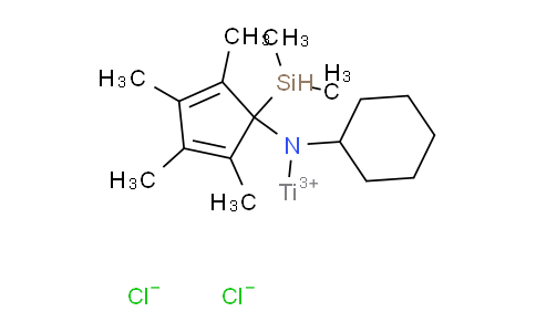 ((Dimethylsilyl(2,3,4,5-tetramethylcyclopenta-2,4-dien-1-YL))cyclohexylamino)titanium(IV)dichloride