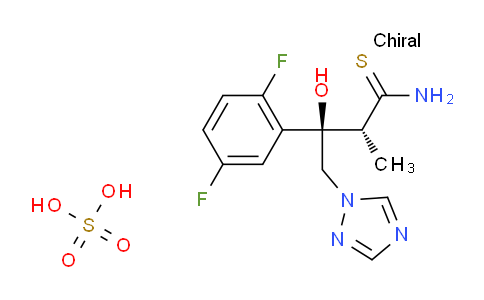 (2R,3R)-3-(2,5-Difluorophenyl)-3-hydroxy-2-methyl-4-(1H-1,2,4-triazol-1-YL)thiobutyramide sulfate