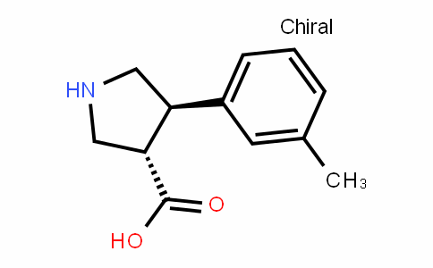 (3S,4R)-4-m-tolylpyrrolidine-3-carboxylic acid