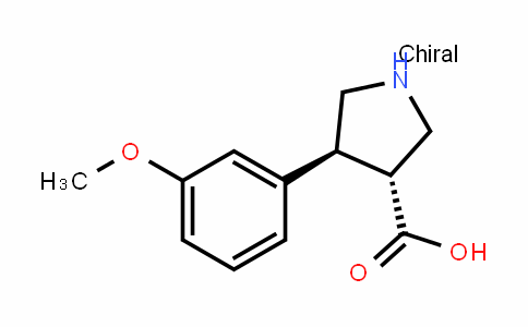 (3R,4S)-4-(3-methoxyphenyl)pyrrolidine-3-carboxylic acid