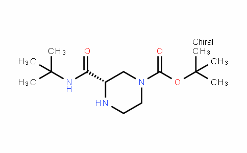 (S)-2-tert-Butylcarboxamide-4-tert-butoxycarbonyl piperazine