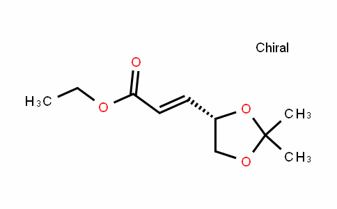Ethyl (S)-(+)-3-(2,2-dimethyl-1,3-dioxolan-4-yl)-2-propenoate,predominantly trans