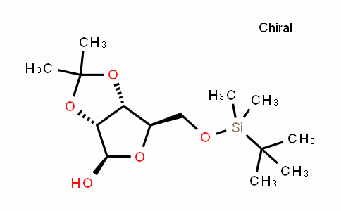 5-O-tert-butyldimethylsilyl-2,3-O-isopropylidene-beta-D-ribofuranose