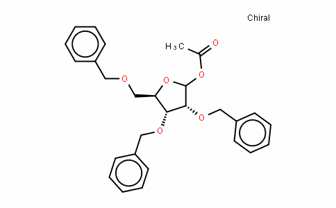 1-O-Acetyl-2,3,5,tri-O-benzyl-D-ribofuranose