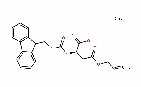 (R)-2-(((9H-fluoren-9-yl)methoxy)carbonylamino)-4-(allyloxy)-4-oxobutanoic acid