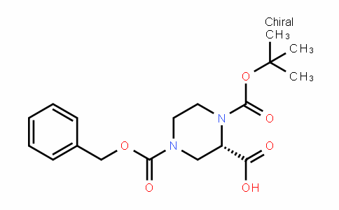 (S)-1-Boc-4-Cbz-2-piperazine carboxylic acid