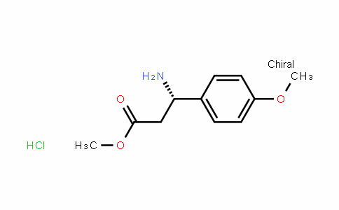 (S)-Methyl 3-Amino-3-(4-methoxyphenyl)-propanoate Hydrochloride Salt