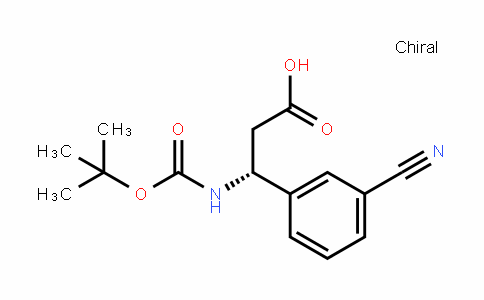 (R)-3-(tert-butoxycarbonylamino)-3-(3-cyanophenyl)propanoic acid
