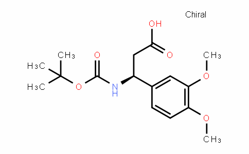 (S)-3-(tert-butoxycarbonylamino)-3-(3,4-dimethoxyphenyl)propanoic acid