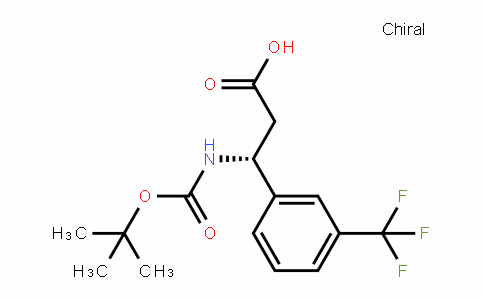 (R)-3-(tert-butoxycarbonylamino)-3-(3-(trifluoromethyl)phenyl)propanoic acid