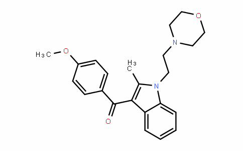 (4-Methoxyphenyl)(2-methyl-1-(2-(4-morpholinyl)ethyl)-1H-indol-3-yl)methanone