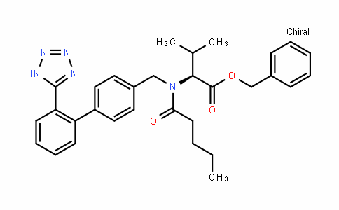 (S)-benzyl 2-(N-((2'-(1H-tetrazol-5-yl)biphenyl-4-yl)methyl)pentanamido)-3-methylbutanoate