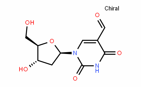 1-((2R,4S,5R)-4-hydroxy-5-(hydroxymethyl)tetrahydrofuran-2-yl)-2,4-dioxo-1,2,3,4-tetrahydropyrimidine-5-carbaldehyde