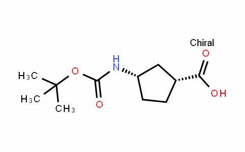 (1R,3S)-3-(tert-butoxycarbonylamino)cyclopentanecarboxylic acid