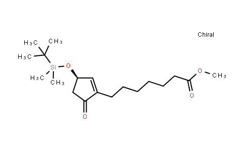 (R)-methyl 7-(3-(tert-butyldimethylsilyloxy)-5-oxocyclopent-1-enyl)heptanoate
