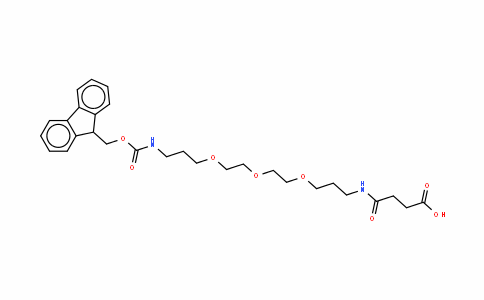 Fmoc-1-amino-4,7,10-trioxa-13-tridecanamine succinimc acid