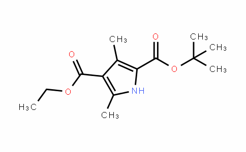 3,5-Dimethyl-1H-pyrrole-2,4-dicarboxylic acid 2-tert-butyl ester 4-ethyl ester