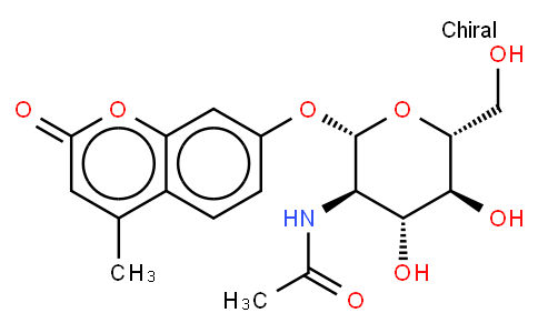 4-甲基伞形酮 2-乙酰氨基-2-脱氧-β-D-吡喃葡萄糖苷