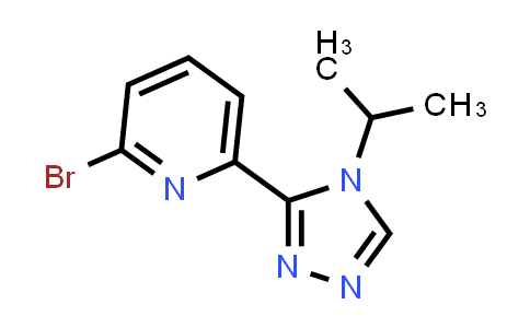 2-bromo-6-(4-isopropyl-4H-1,2,4-triazol-3-yl)pyridine