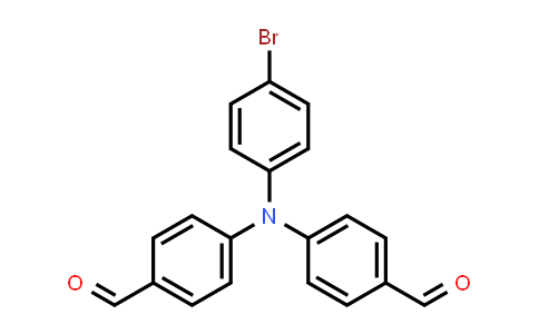 4-[(4-bromophenyl)(4-formylphenyl)amino]benzaldehyde
