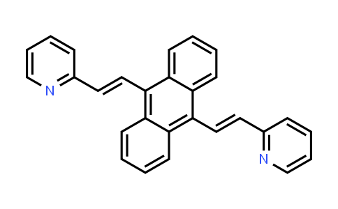 9,10-bis((E)-2-(pyridin-2-yl)vinyl)anthracene